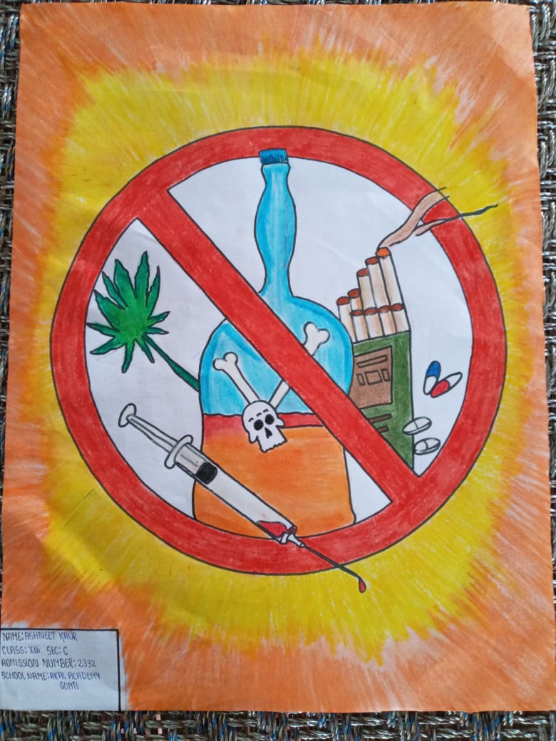 International day against drug abuse drawing /drug abuse awearness poster /Drugs  poster - YouTube