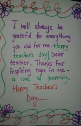 Teacher day